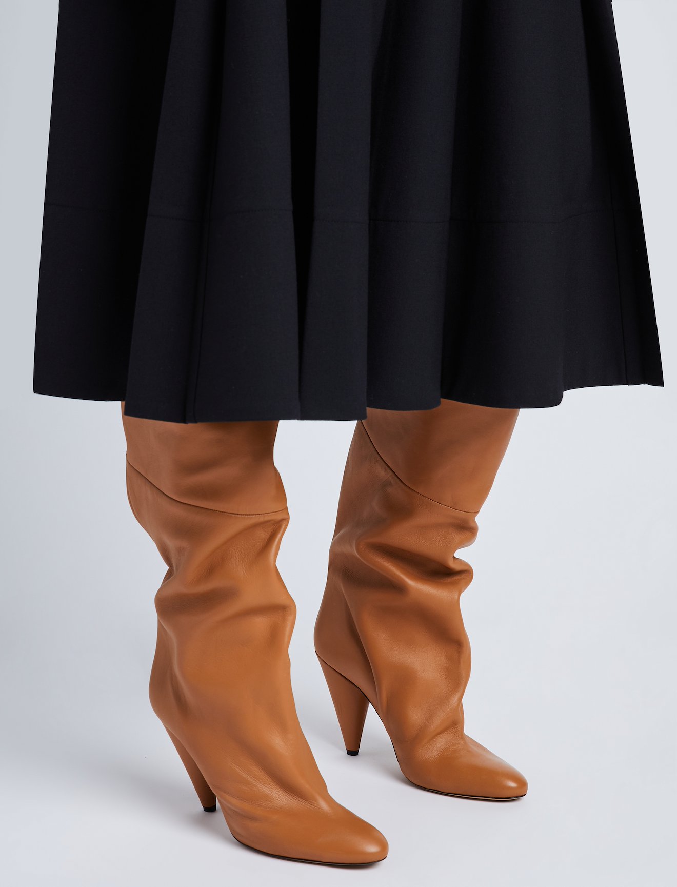 Cone Slouch Over The Knee Boots #5