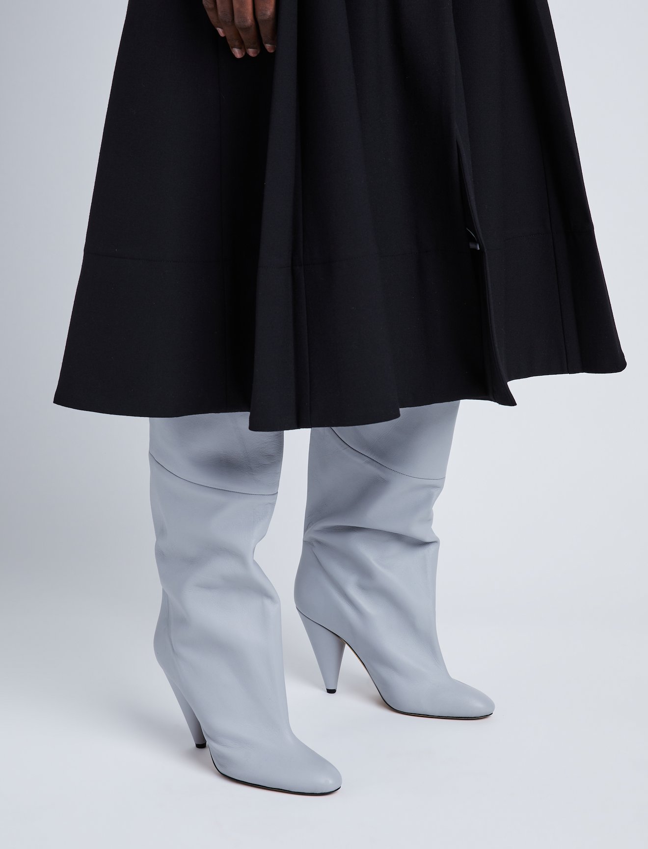 Cone Slouch Over The Knee Boots #5