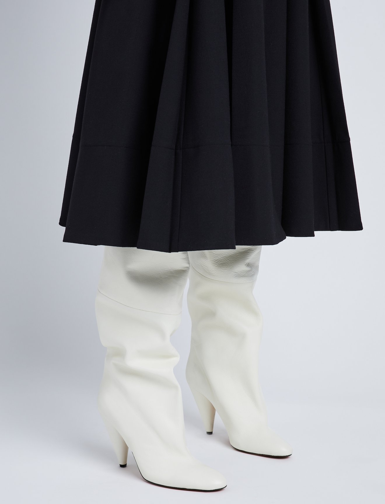 Cone Slouch Over The Knee Boots #9