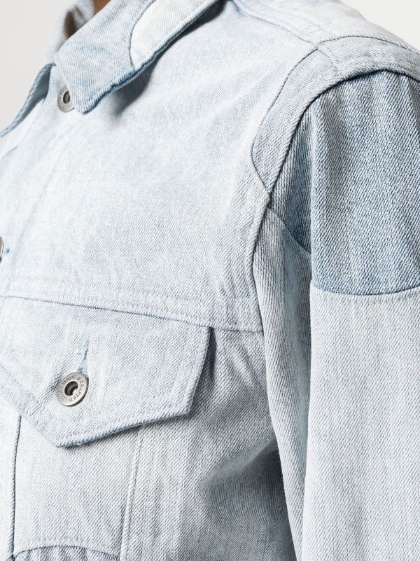 Levi's: Made & Crafted Buttoned Denim Jacket - Farfetch