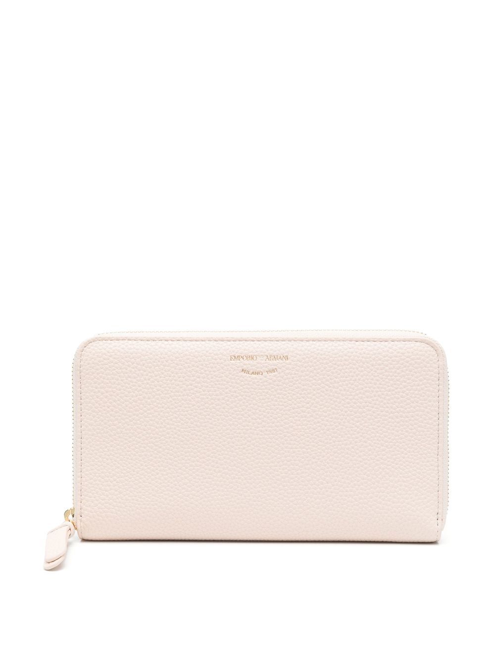 

Emporio Armani zipped leather long wallet - Neutrals