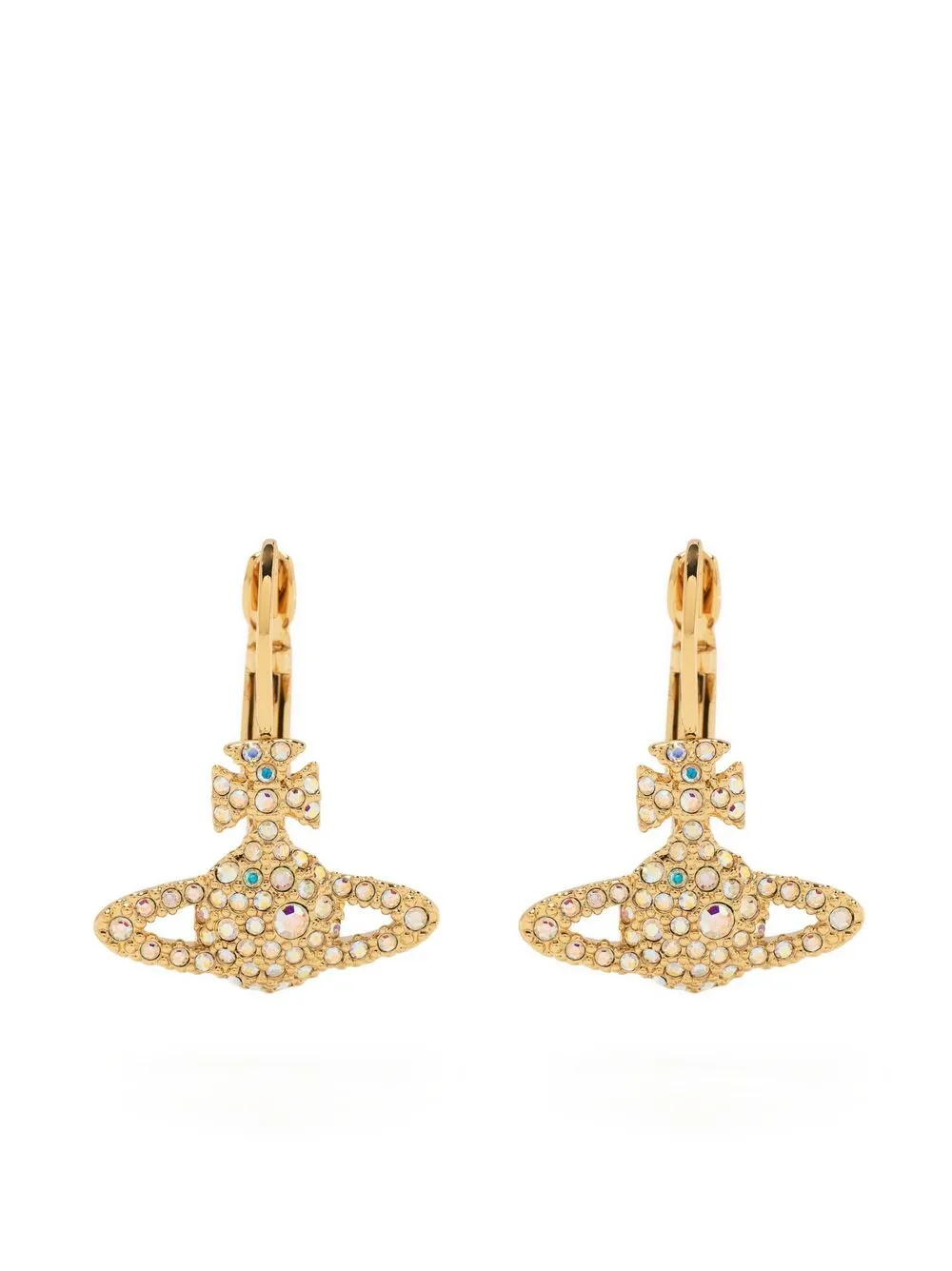 

Vivienne Westwood orb-motif gold-tone earrings