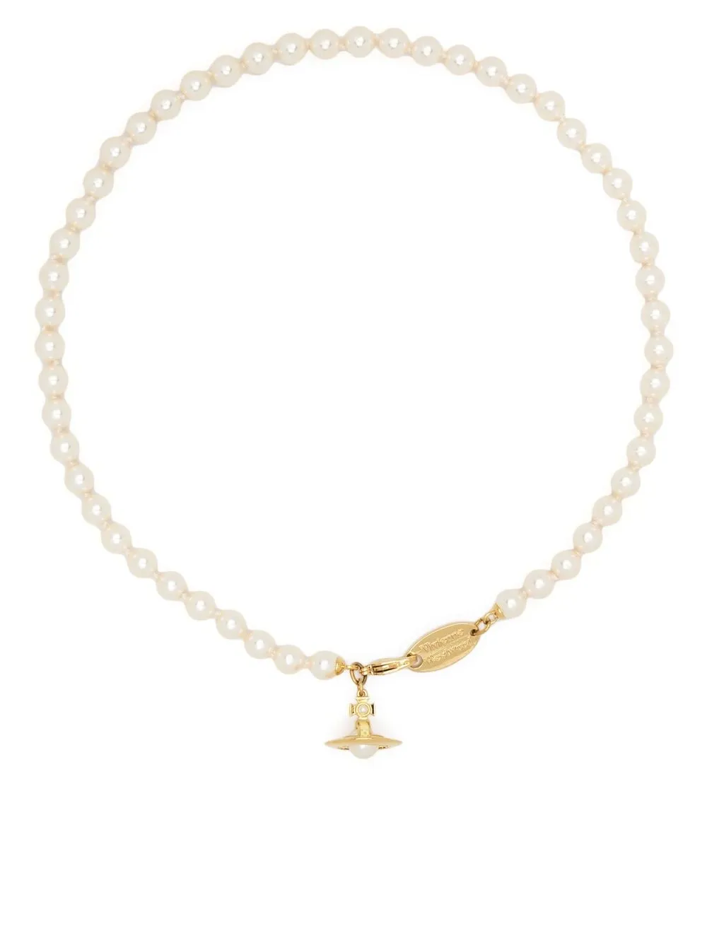 

Vivienne Westwood faux-pearl orb-pendant necklace - White