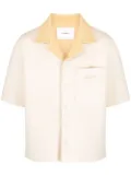 Axel Arigato logo-embroidered knitted shirt - Neutrals
