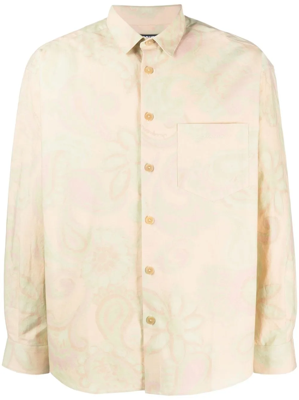 

Jacquemus paisley-print long-sleeve shirt - Green