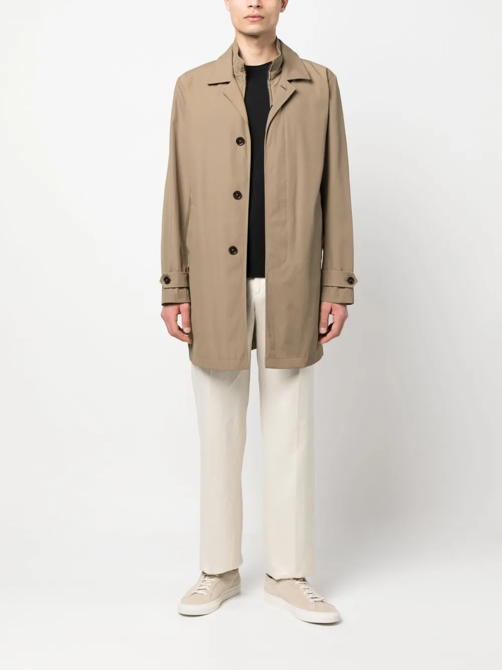 Fay Korte trenchcoat - Groen