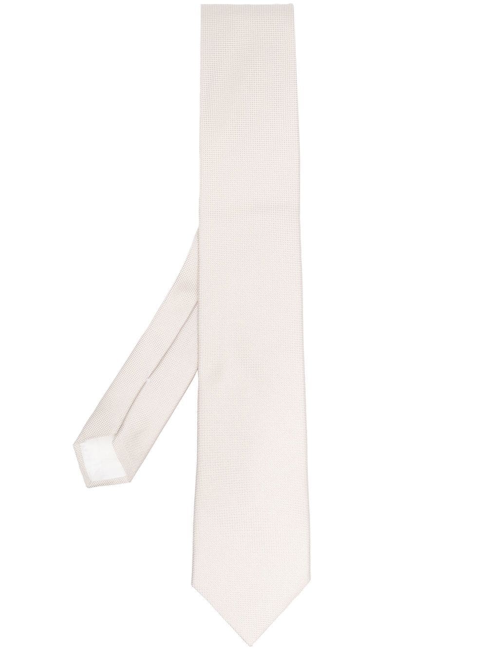 TAGLIATORE SILK POINTED-TIP TIE