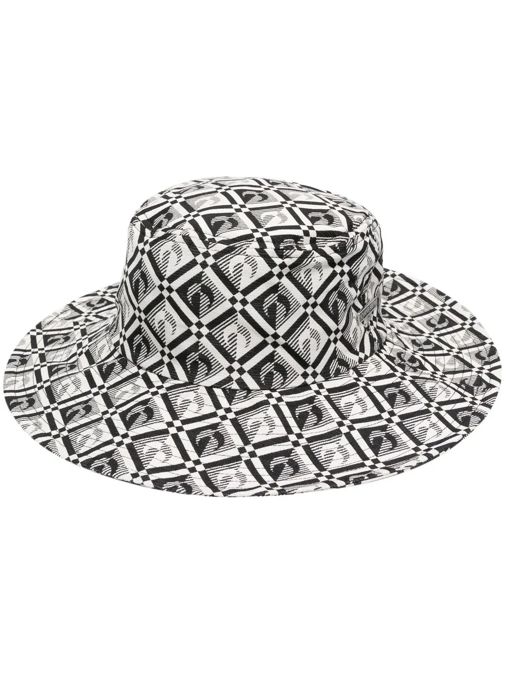 

Marine Serre Moon Diamant bucket hat - Blanco