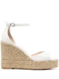 Stuart Weitzman NudistCurve wedge espadrilles - White