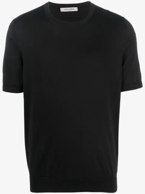 Fileria short-sleeved cotton jumper