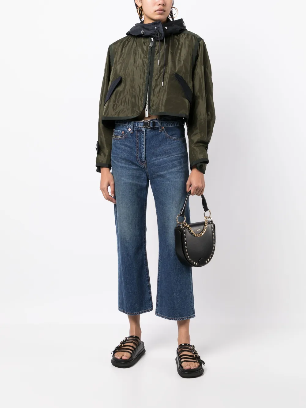 sacai Straight jeans - Blauw