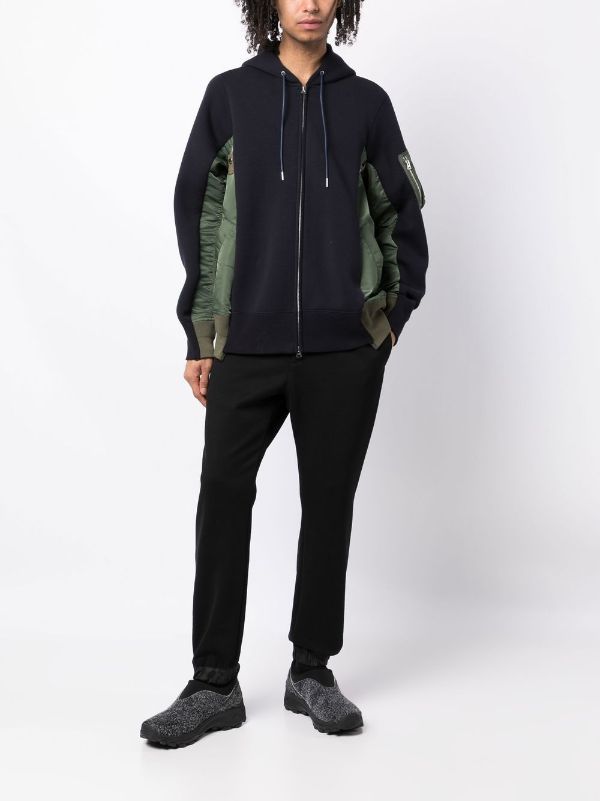 Sacai ジップアップ パーカー - Farfetch