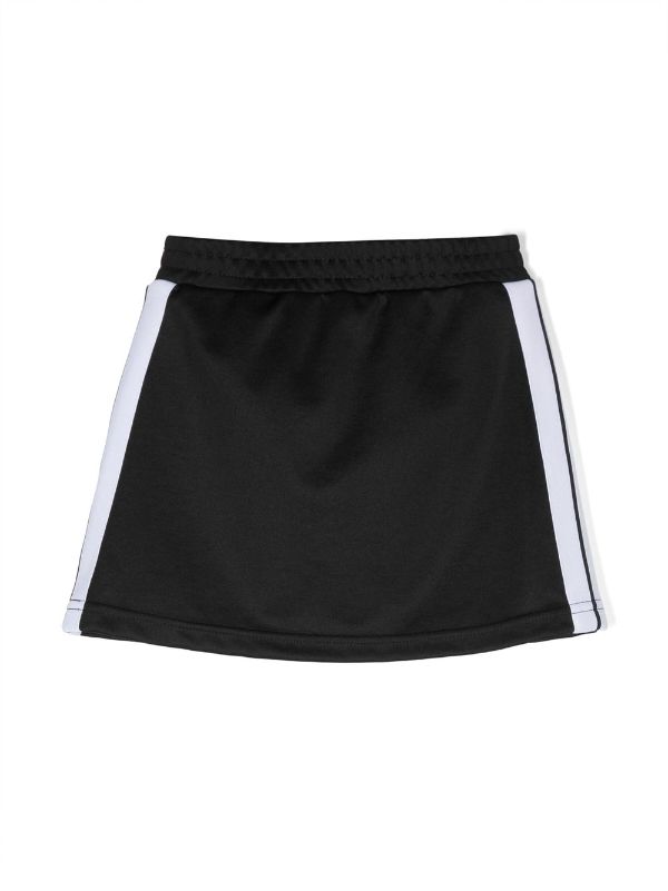 Black tennis skirt with white clearance stripe