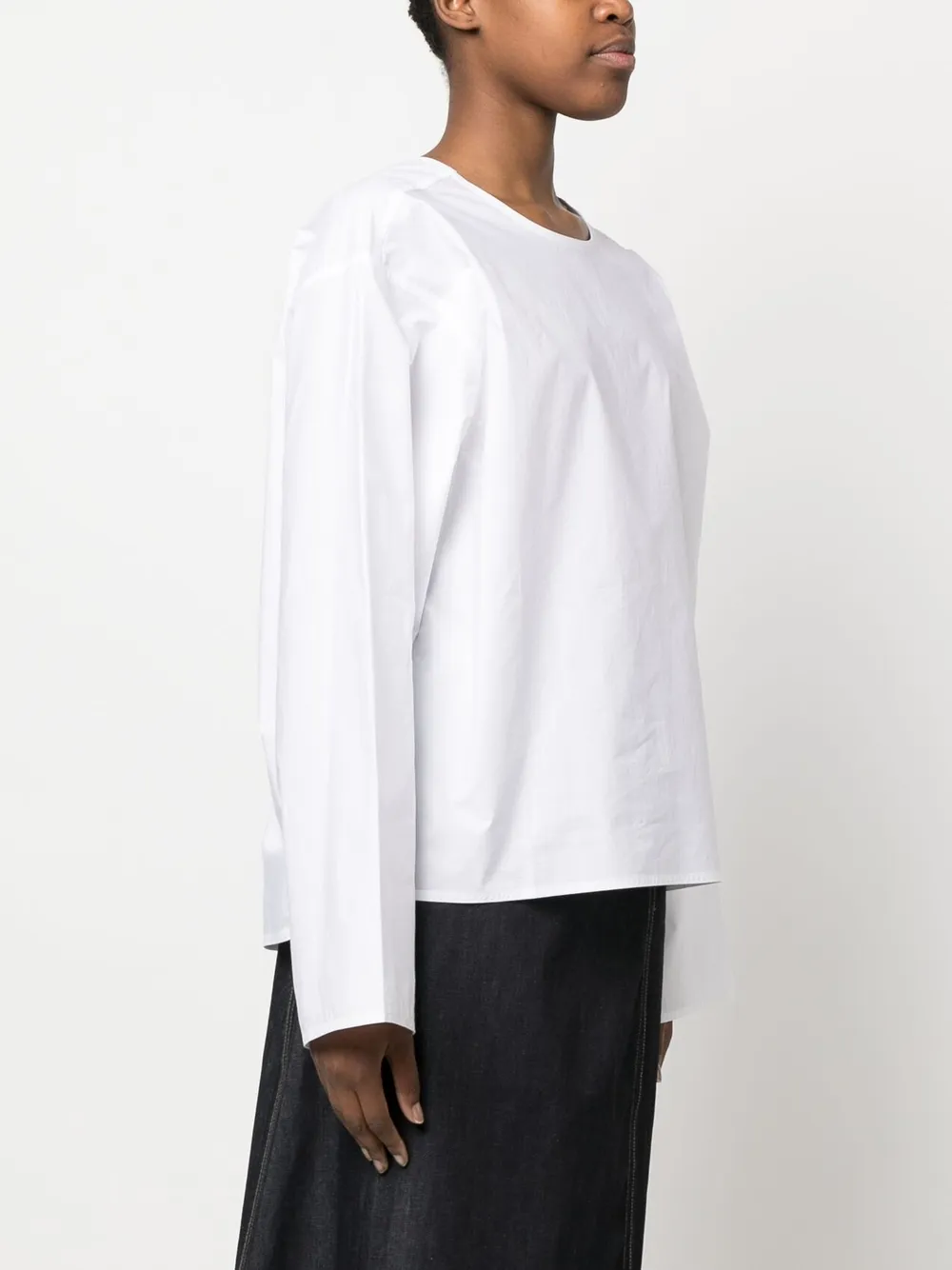 Sofie D'hoore Plain Long-sleeve Blouse In White
