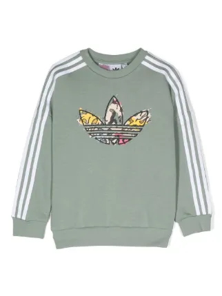 Adidas collegiate crest online sweatshirt