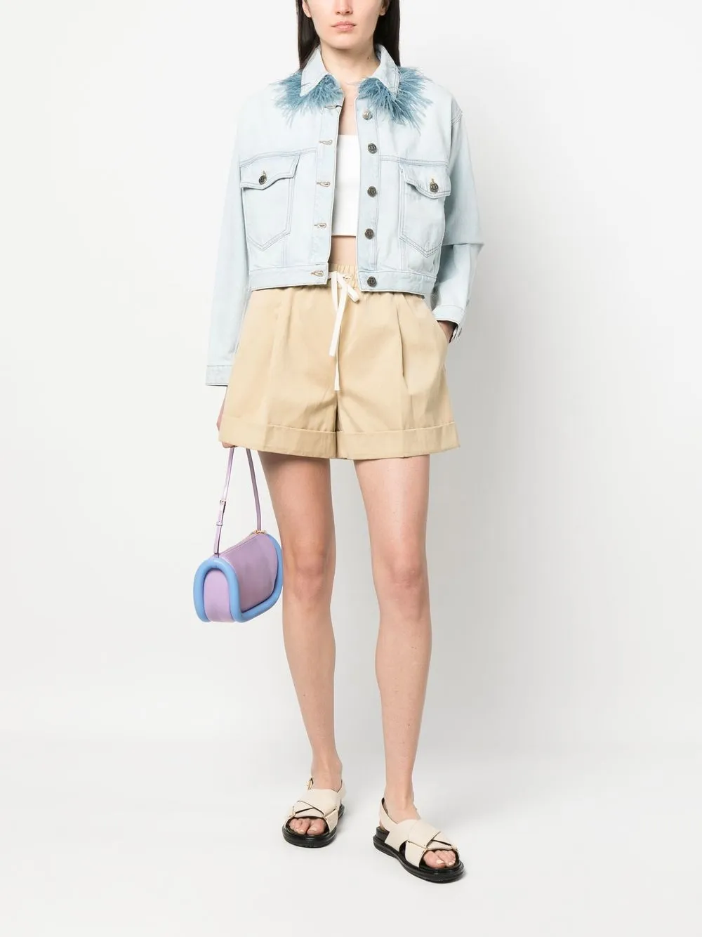 TWINSET Denim jack - Blauw