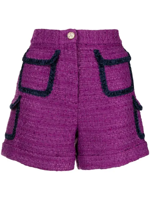Short en tweed à poches - Edward Achour Paris - Modalova