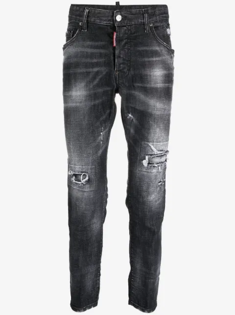 DSQUARED2 distressed skinny-cut jeans
