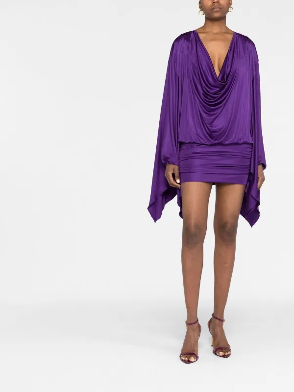 TOM FORD Draped Design Short Dress - Farfetch