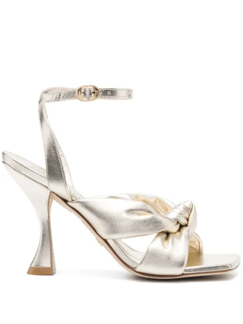 Stuart Weitzman Playa Ankle-strap 100mm Knot sandals
