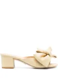 Stuart Weitzman LOVEKNOT 50 block slides - Neutrals