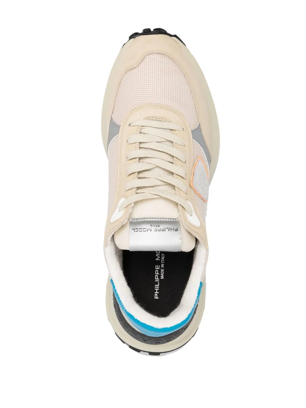 Philippe Model Low-top Lace-up Sneakers In Neutrals