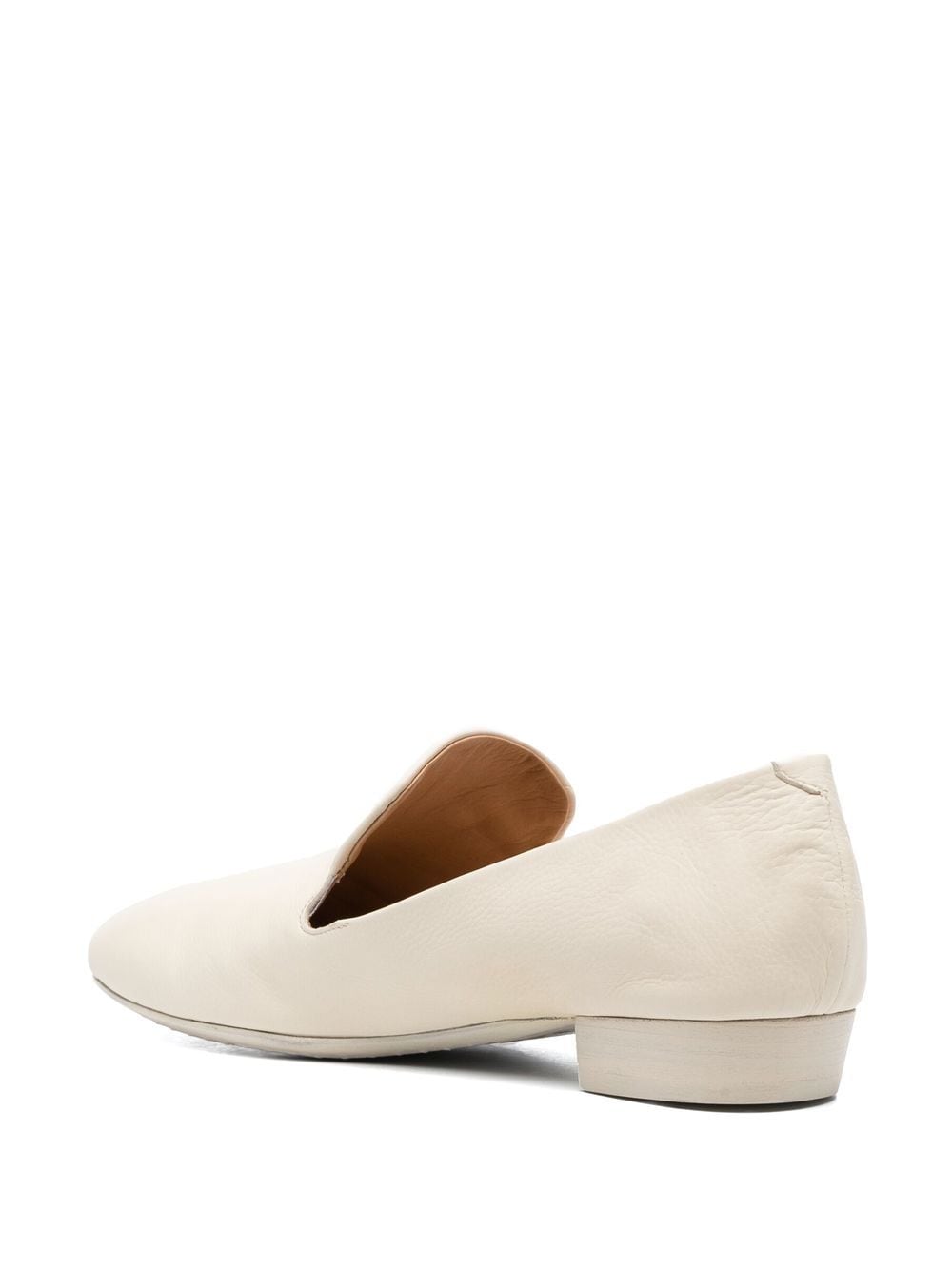 Shop Marsèll Slip-on Leather Loafers In Neutrals