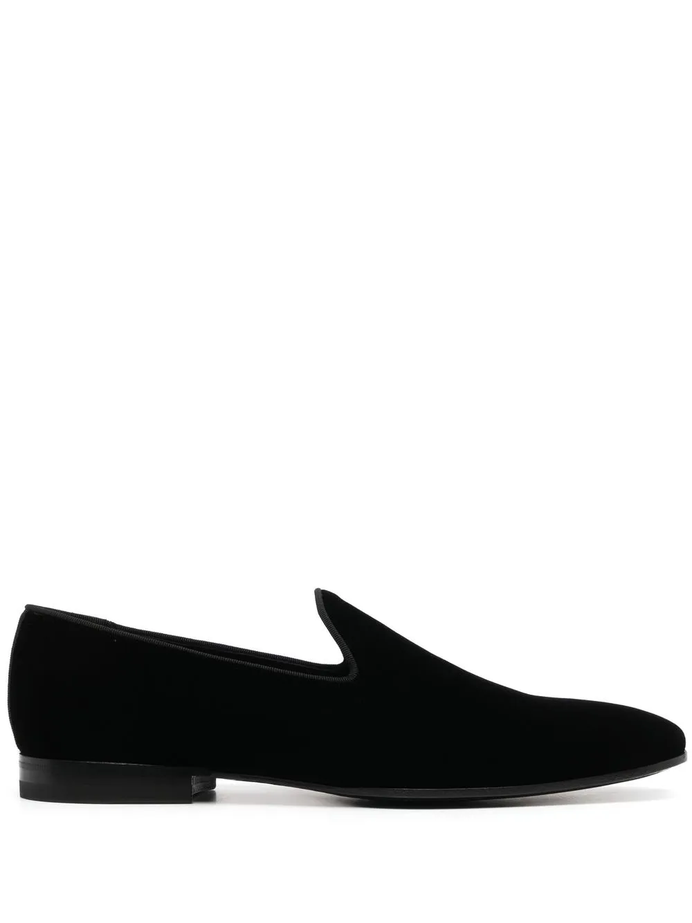 

Tagliatore almond-toe flat loafers - Black