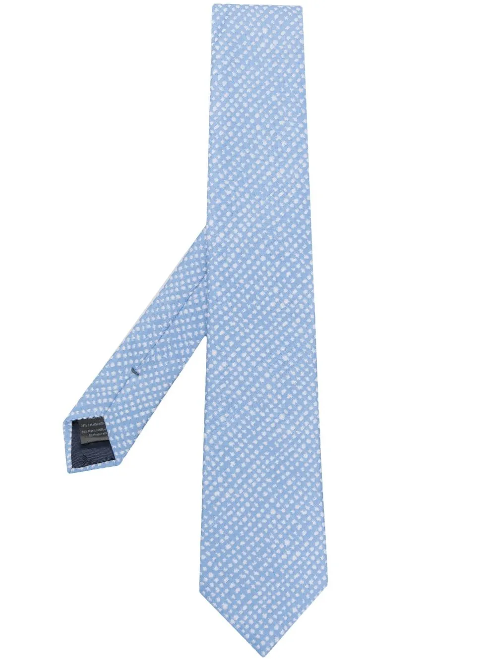 

Emporio Armani irregular dots jacquard tie - Blue