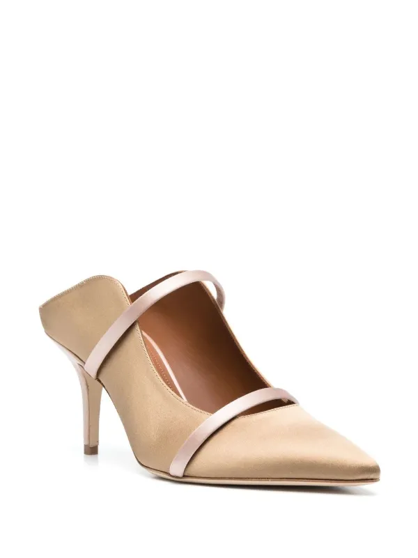 Malone Souliers Satin Finish Pointed Toe Mules Farfetch