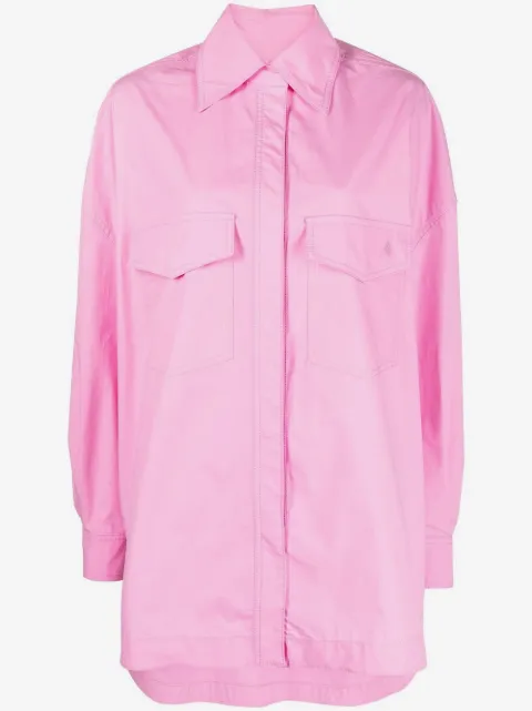 The Attico Elaine buttoned overshirt