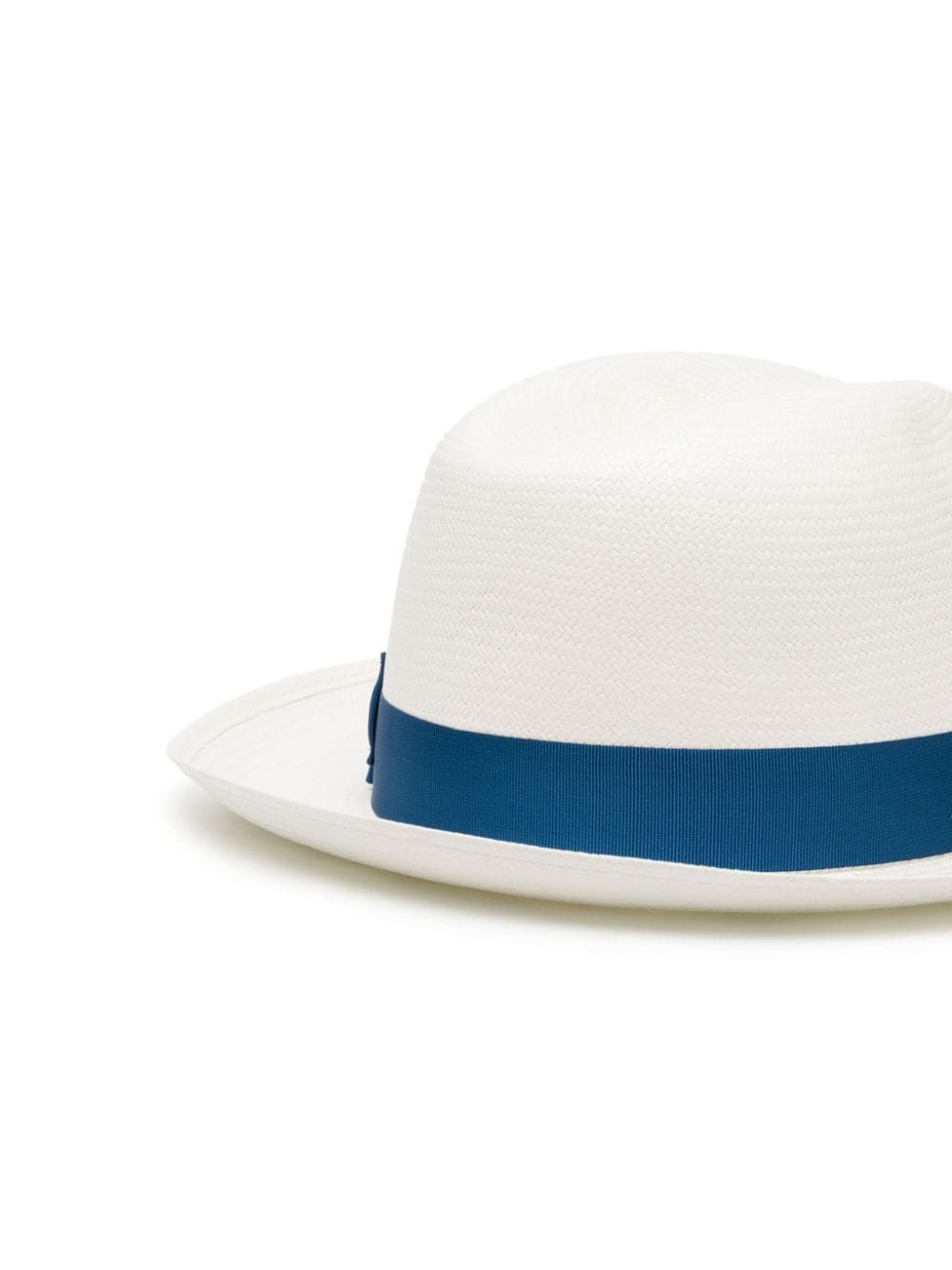 Borsalino Panama Hoed met gespdetail - Wit