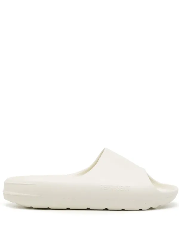 Represent logo-embossed Ridged Slides - Farfetch