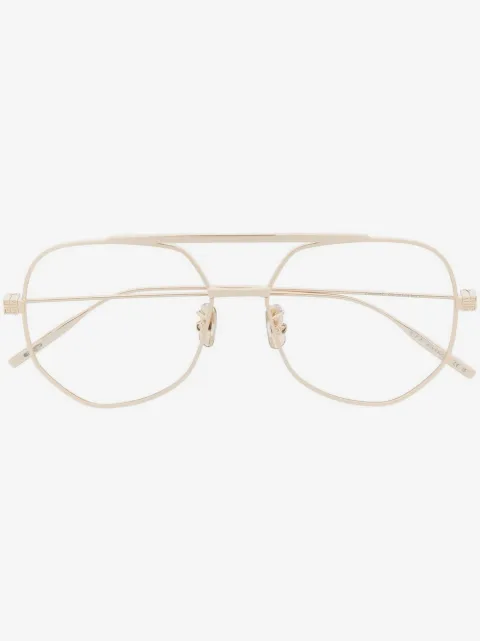 Givenchy Eyewear metallic pilot-frame glasses