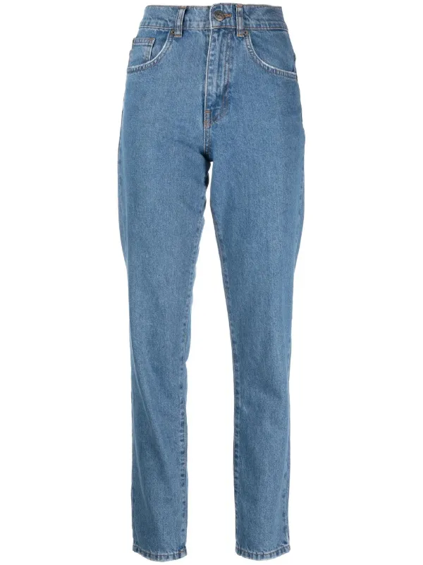 TWINSET ロゴ テーパード ジーンズ - Farfetch 