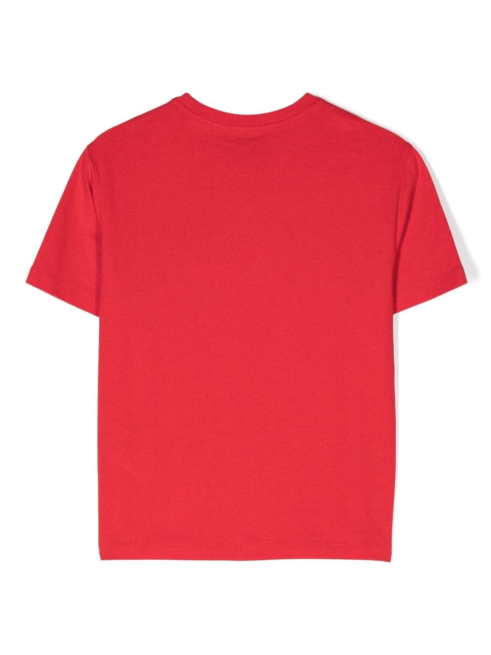 Emporio Armani Kids T-shirt met logoprint - Rood