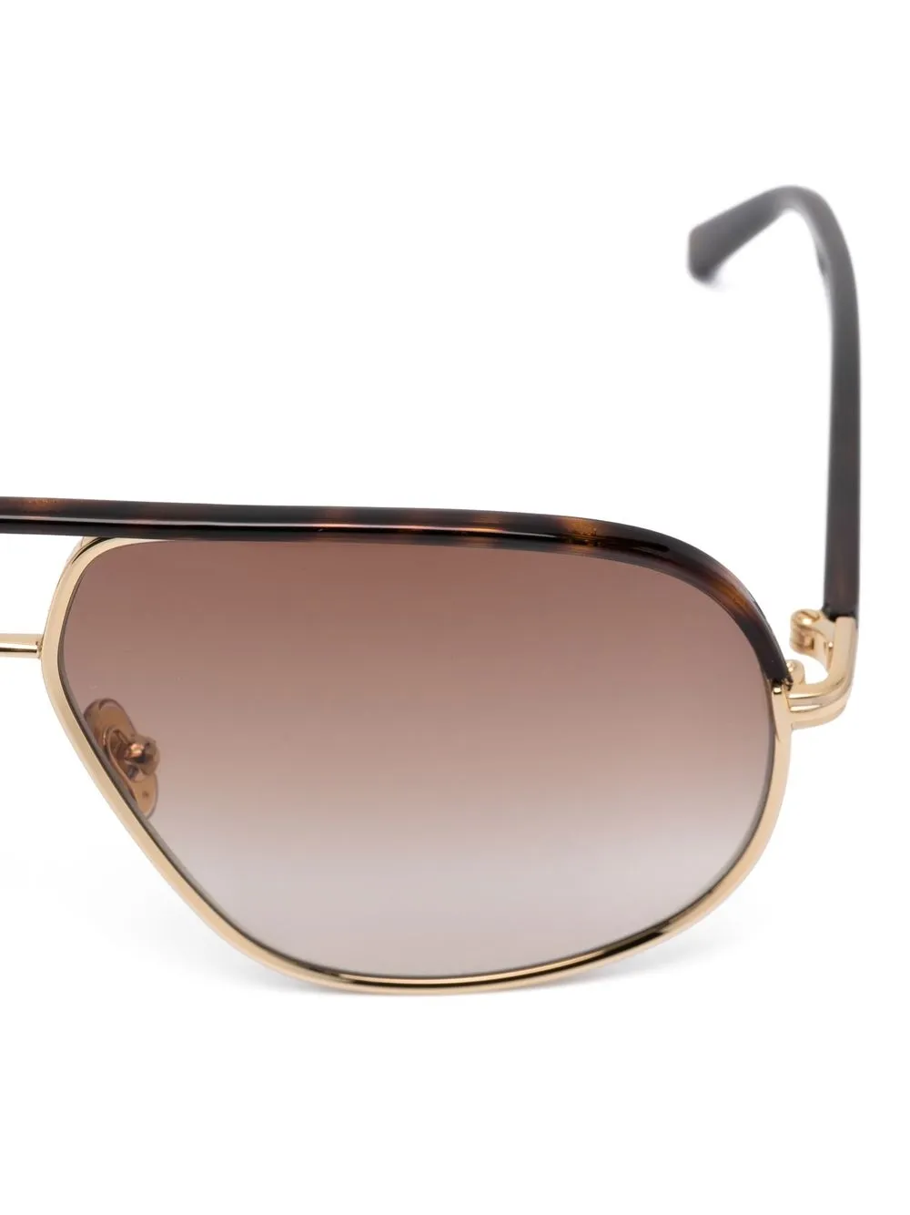 Tom Ford Pilot-frame Sunglasses In Gold