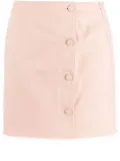 Raf Simons frayed cotton miniskirt - Pink