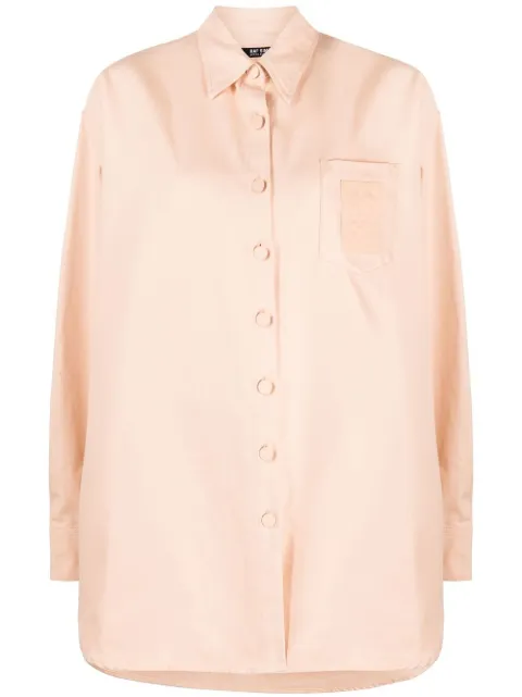 Raf Simons camisa holgada con parche del logo