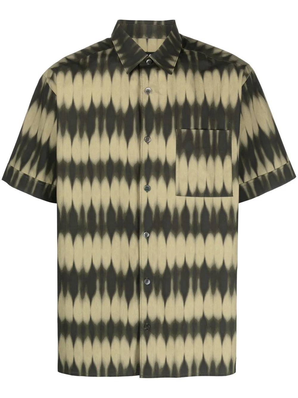 

A.P.C. Ross abstract-print short-sleeve shirt - Green