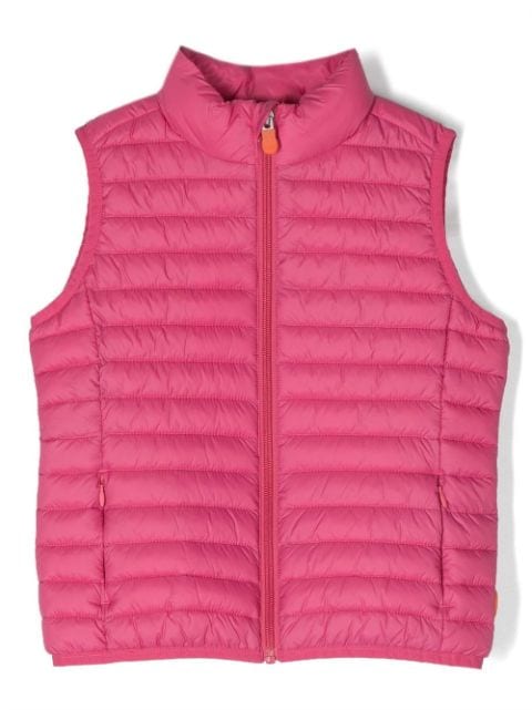 Save The Duck Kids - high-neck padded waistcoat