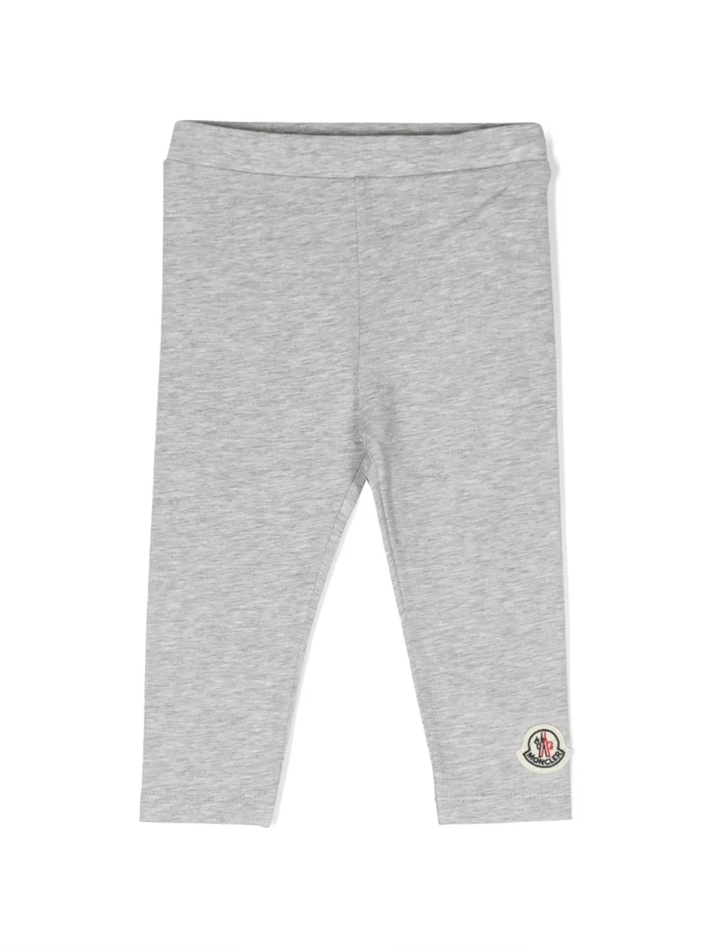 

Moncler Enfant logo patch leggings - Grey