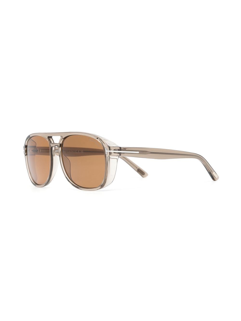 TOM FORD Eyewear Zonnebril met piloten montuur - Beige