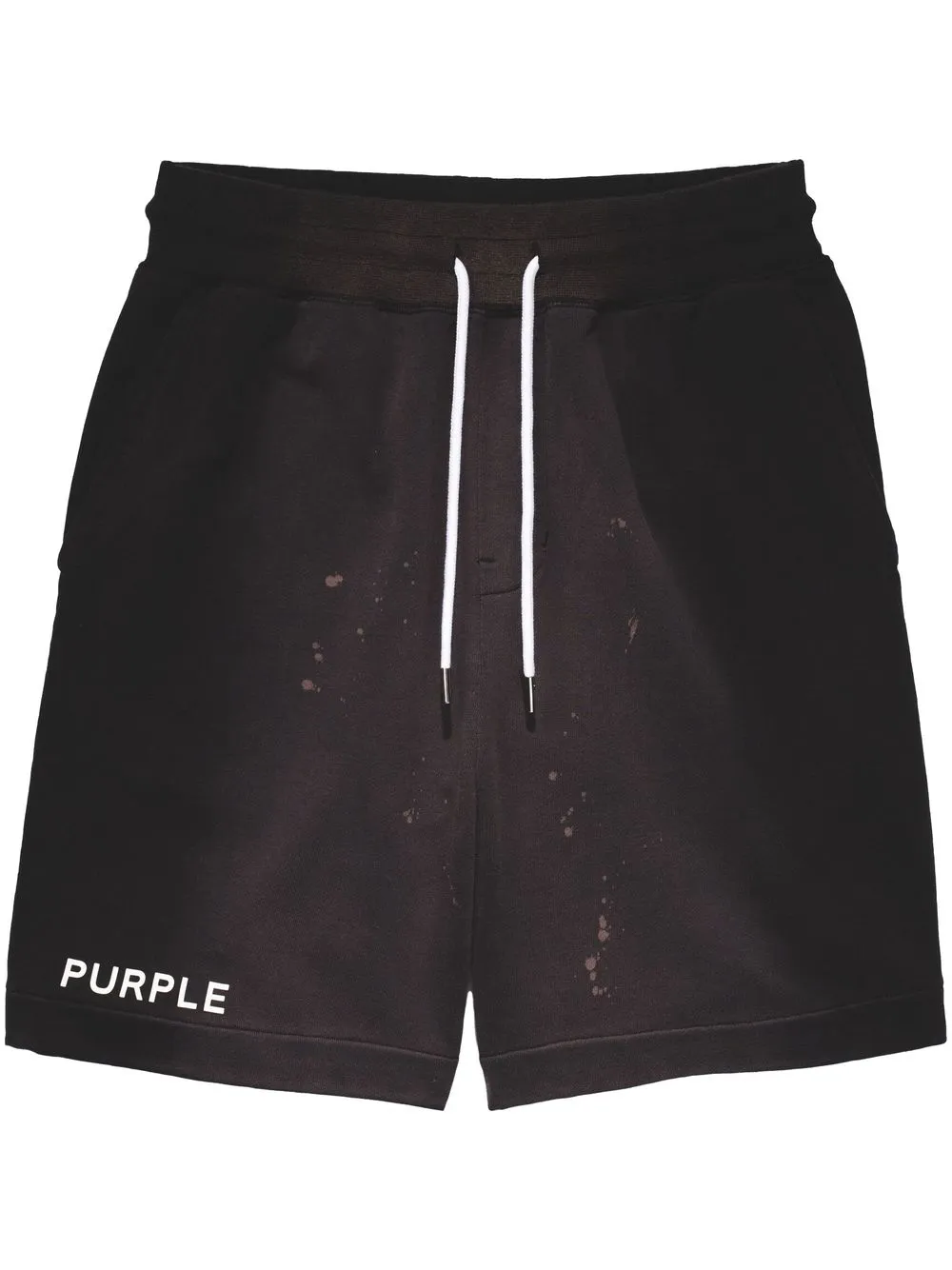 

Purple Brand logo-print track shorts - Black