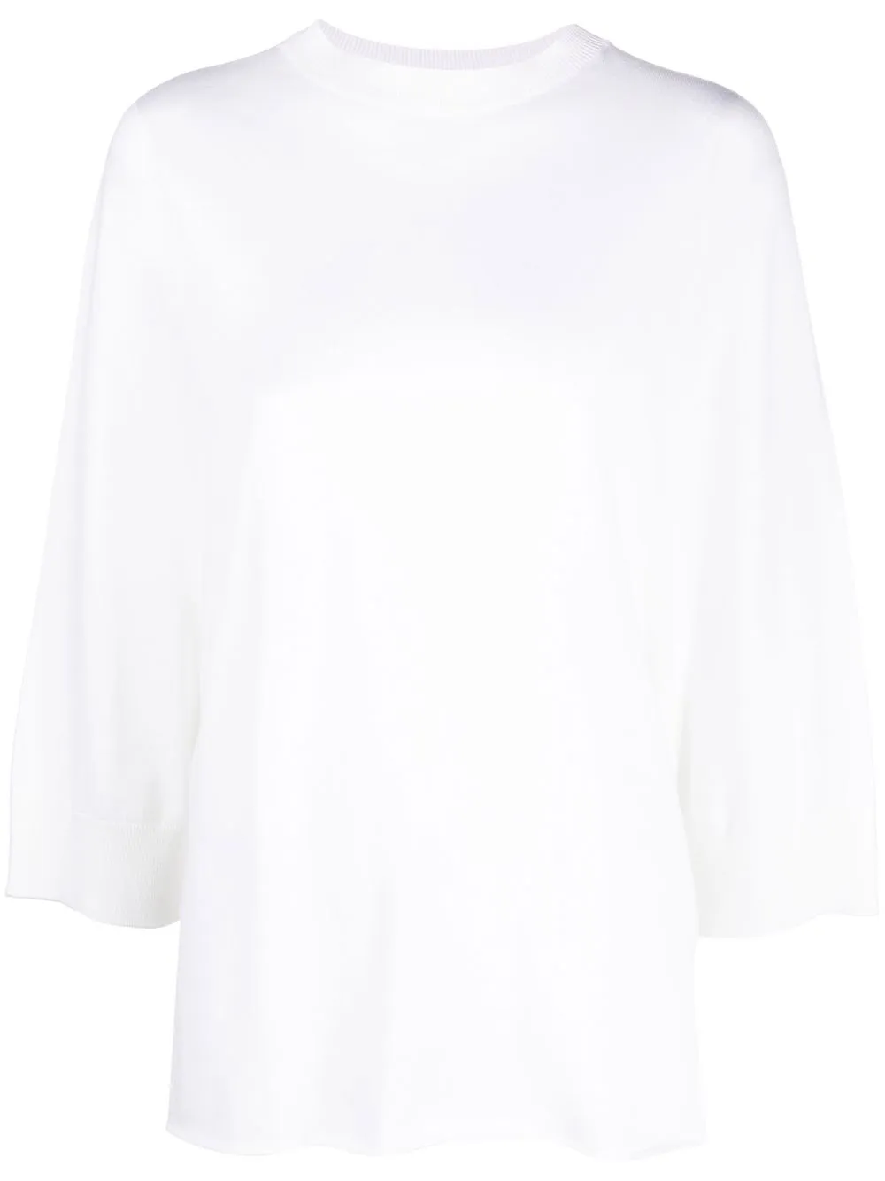 

Fabiana Filippi crew-neck knitted top - White