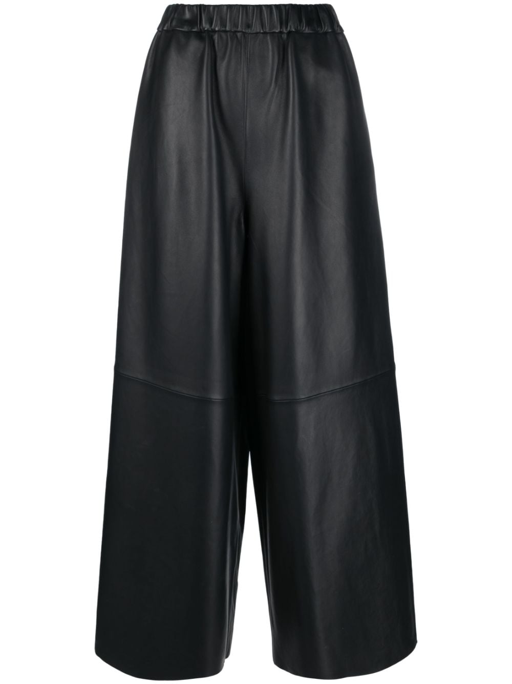 Sydney Wide Leather Pants - Black – The Frankie Shop