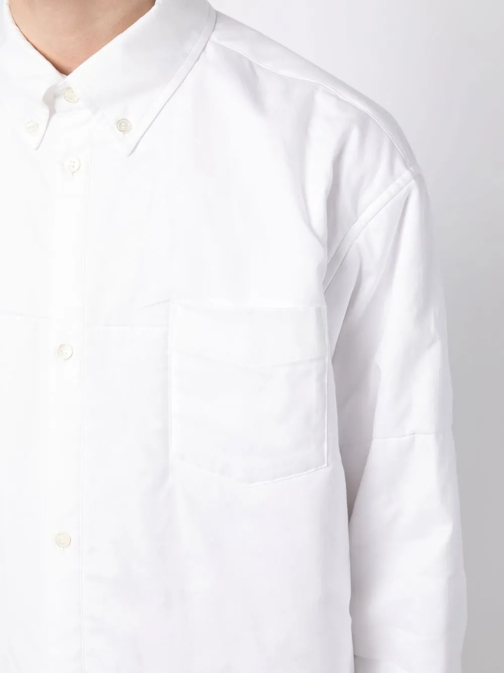 Shop Undercover Long-sleeve Shirt In White