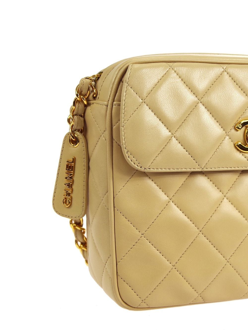 CHANEL Pre-Owned 1995 diamond-quilted CC Turn-lock Camera Bag