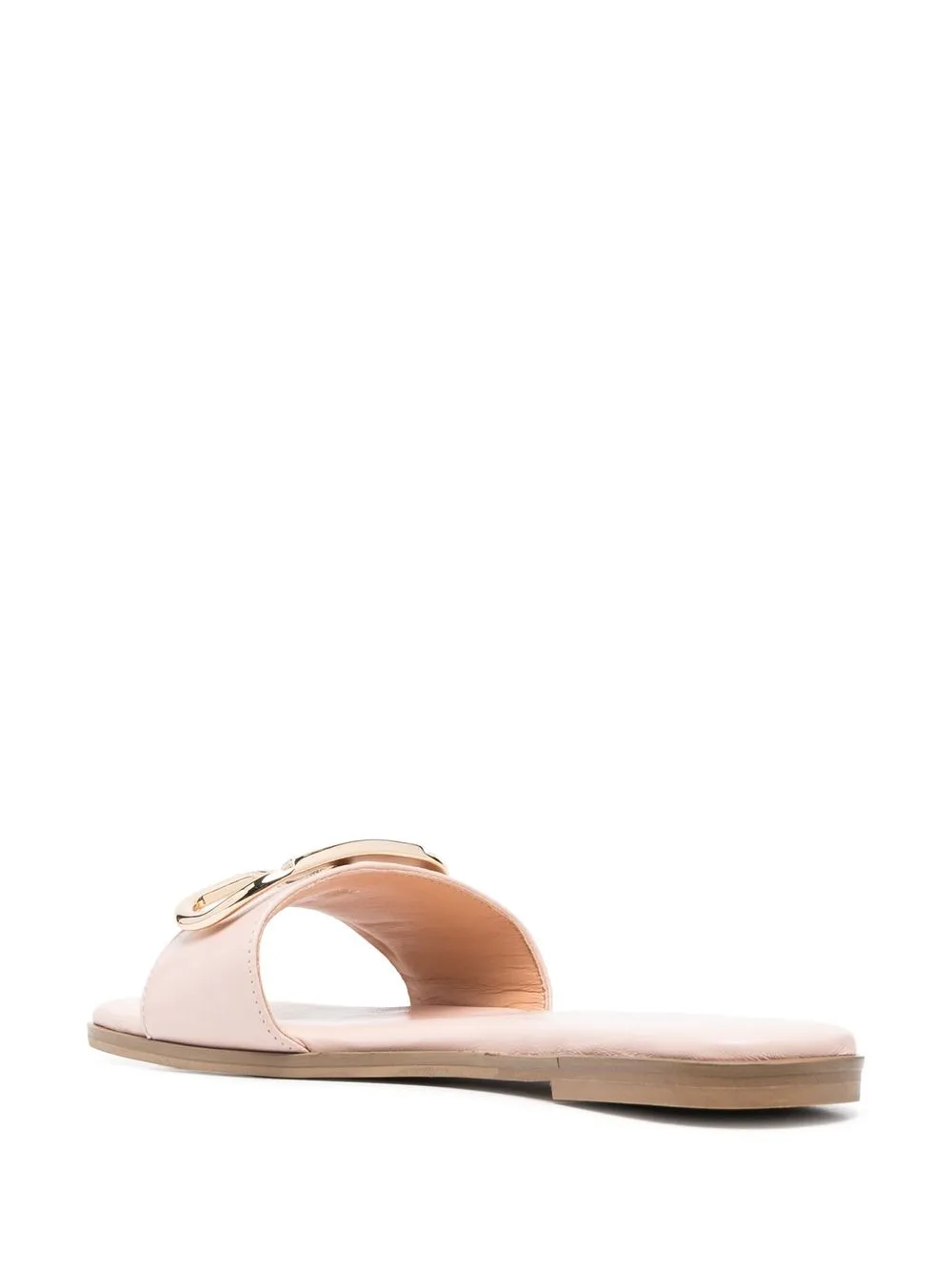 Twinset Logo Sandals In Pink