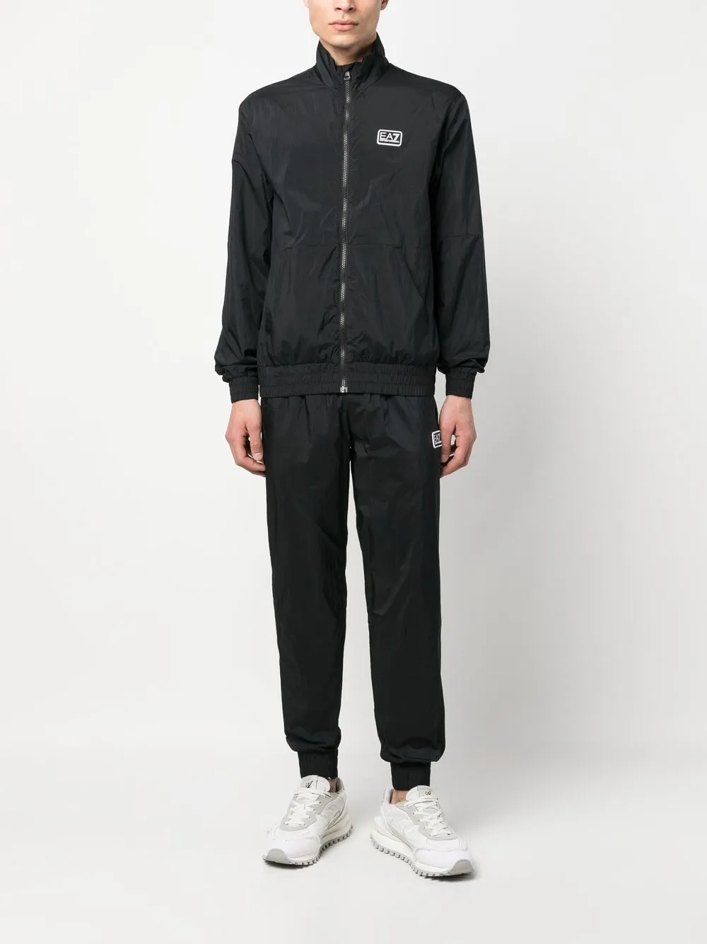 Ea7 Emporio Armani Trainingspak met logo - Zwart